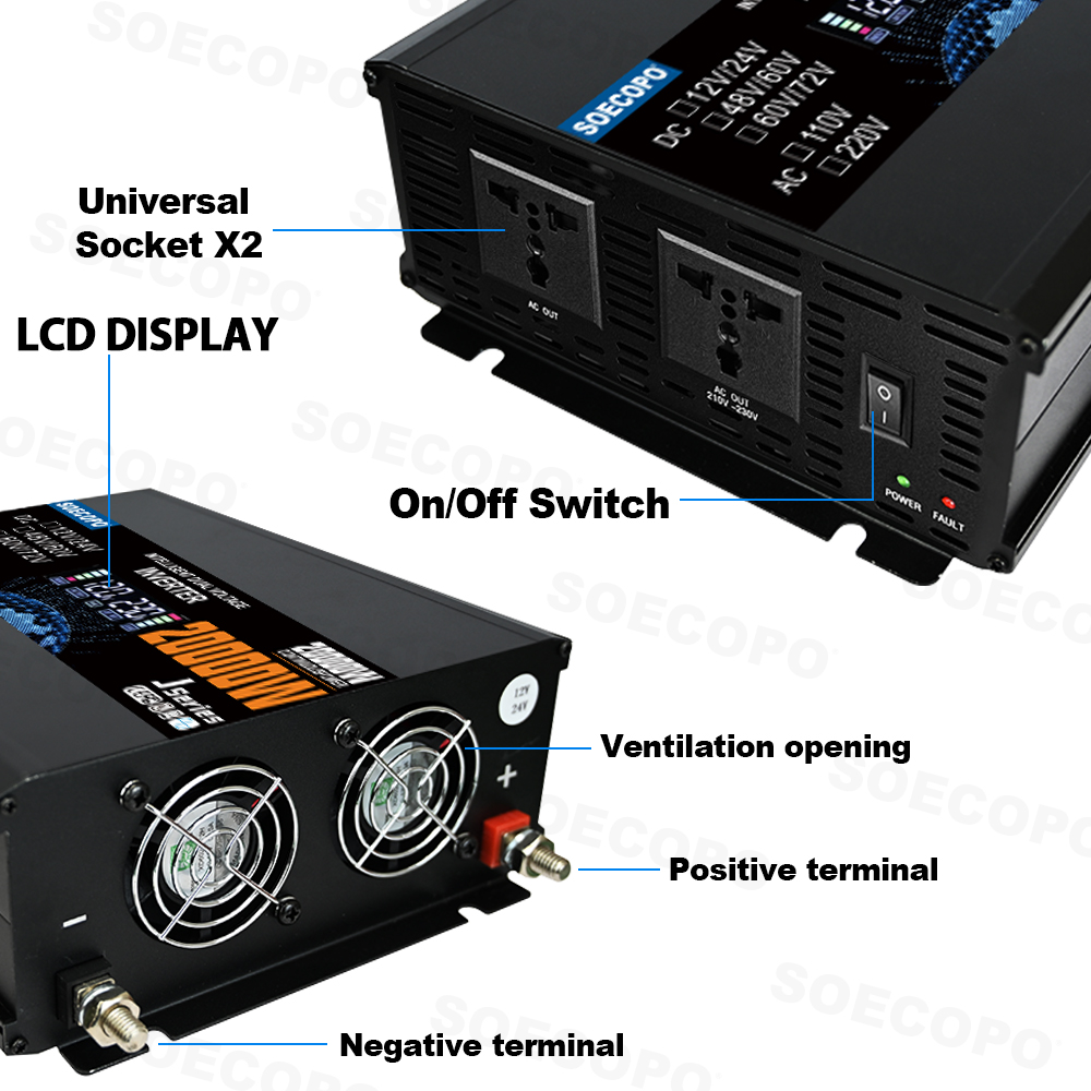SOECOPO 20000W Peak Smart Powe - Ac Power Supply recension och pris