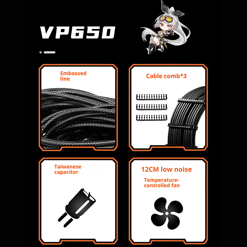 Power Train X-GAMERX VP 650W 7 - Power Supply 750W recension och pris