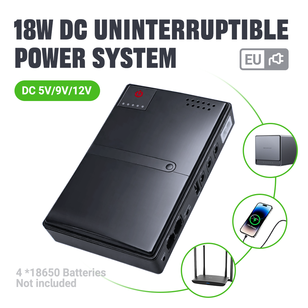 DC1018L Uninterruptible Power  - Power Supply 12V recension och pris